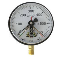 Манометр МТ-4С електроконтактний, сигналізувальний вакуумметр, мановакуумметр МТ-4С, ЕКМ-160