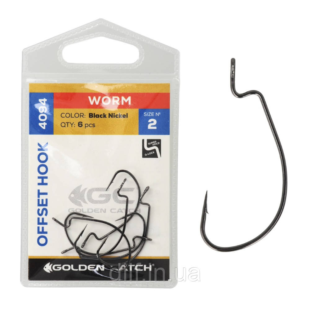 Гачок GC Offset Worm 4094BN №1 (5шт)