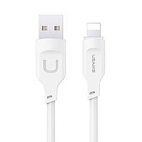 Кабель для iPhone. Провод Lightning Usams US-SJ565 Lightning 2.4A Charging & Data Cable Lithe Series 1.2m