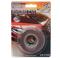 Стричка 2-стороння акрилова VIROK Super Fix for Auto: 9 мм х 2 м VR-23V109