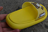 Модні дитячі шльопанці Luck Line bear жовті р35 23.0 см, фото 5