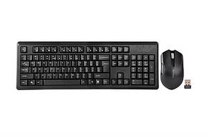 Комплект (клавиатура, мышка) беспроводной A4Tech 4200N (GR-92+G3-200N) Black USB