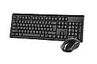 Комплект (клавиатура, мышка) беспроводной A4Tech 4200N (GR-92+G3-200N) Black USB, фото 3