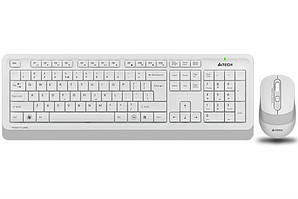 Комплект (клавиатура, мышка) беспроводной A4Tech Fstyler FG1010 White USB