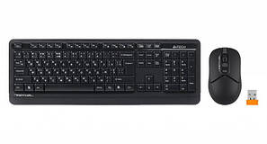 Комплект (клавиатура, мышка) беспроводной A4Tech FG1012 Black USB