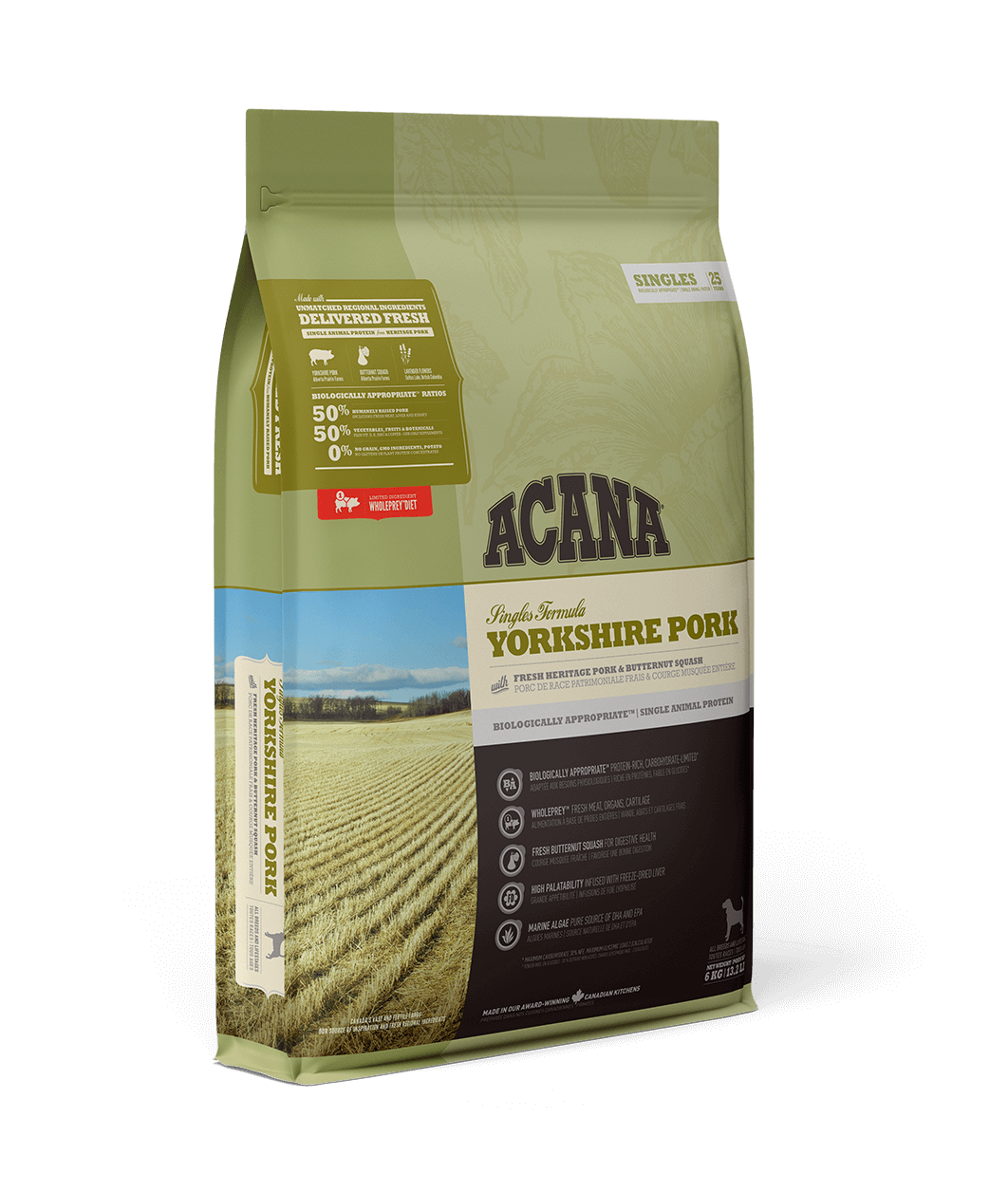 Сухий корм для собак усіх порід та стадій життя ACANA Yorkshire Pork Dog 6 кг (a57260)