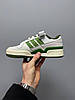 Кросівки Adidas Forum 84 Low White Crew Green / Адідас Форум 84 Грю Низькі Білі з Зеленим, фото 9