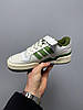 Кросівки Adidas Forum 84 Low White Crew Green / Адідас Форум 84 Грю Низькі Білі з Зеленим, фото 10