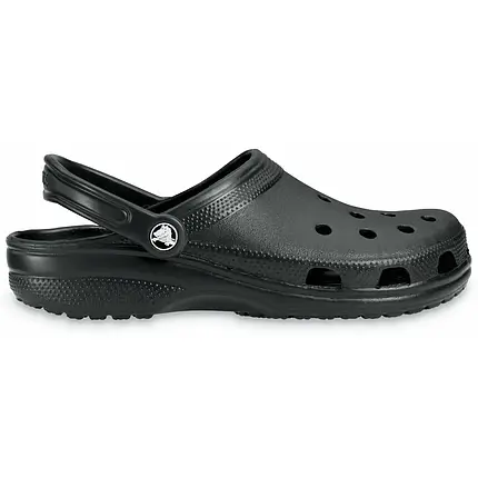 Crocs Classic Clog Black — Унісекс Сабо Крокс Класик Чорні — Оригінал, фото 1