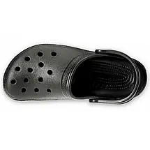 Crocs Classic Clog Black — Унісекс Сабо Крокс Класик Чорні — Оригінал, фото 3