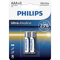 Набір батарейок Philips AAA Ultra Alkaline Batteries (2 шт.)