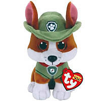 Мягкая плюшевая игрушка собачка сыщик Трекер из мультфильма Щенячий патруль Paw Patrol