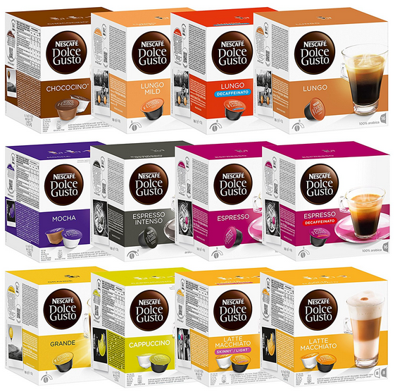 Капсули стандарту Dolce Gusto NESCAFE. Нескафе капсули Дольче Густо ᐉ ...