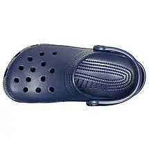 Crocs Classic Clog Navy — Унісекс Сабо Крокс Класик Темно-сині — Оригінал, фото 3