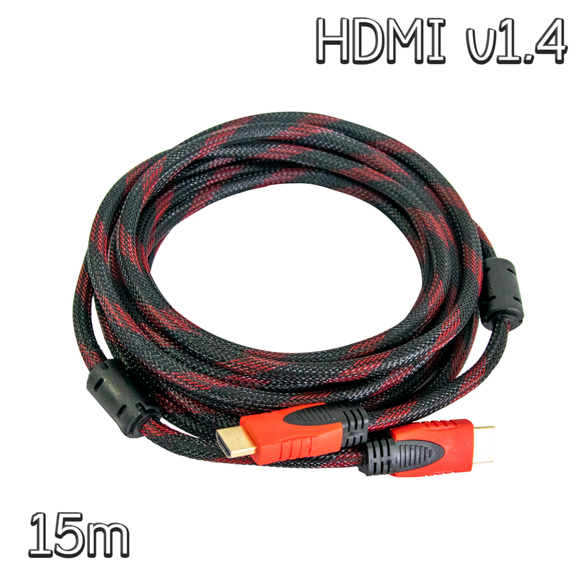 HDMI кабель V1.4 15м 1080p шнур-подовжувач ашдимиай, хдмі кабель для монітора та TV, HDMI кабель FullHD, фото 1