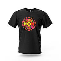 Футболка унісекс чорна "Сяй як сонечко!"