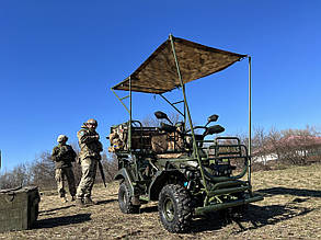 Електроквадроцикл вантажний HIMAKS Military 60V 2000W з дахом