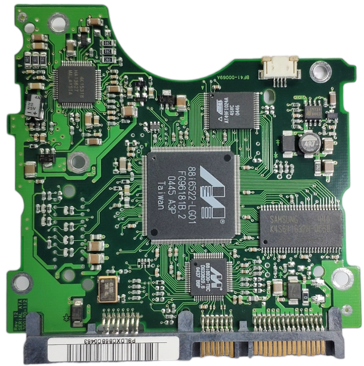 Плата HDD PCB BF41-00069A Rev.12 300130-112 Samsung SP0812C SP1213C SP1614C