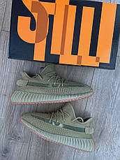 Кросівки Yeezy Boost 350 (Ізі буст) Чоловічі Олива 45р., фото 6