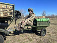 Електроквадроцикл HIMAKS Military 60V 2000W з дахом і тактичним причіпом, фото 4