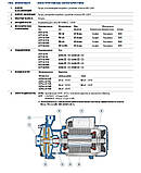 Pedrollo 2CP 40/180C Промисловий відцентровий насос, фото 5