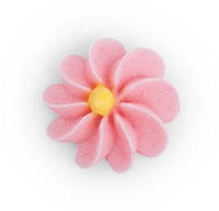 Сахарный декор Украшение для десертов цветочек-звездочка розовая