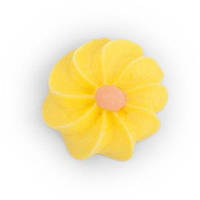 Украшение для десертов Мастичные украшения цветочек-звездочка желтая