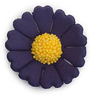 Фигурки из мастики Кондитерское украшение для декорирования цветок "ромашка" фиолетовый