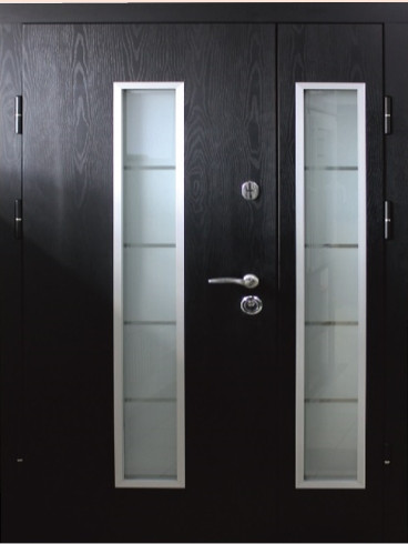 Входная дверь наружная Адель 1 полимер графит 1200 серия Эталон Бастион-БЦ - фото 1 - id-p1808615904