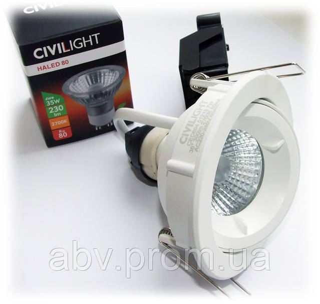 Корпус CED804 під LED-лампу GU10 (5499), фото 1