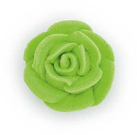 Сладкое кондитерское украшение для декорирования печенья Фигурки из мастики набор "роза ø25" салатовый