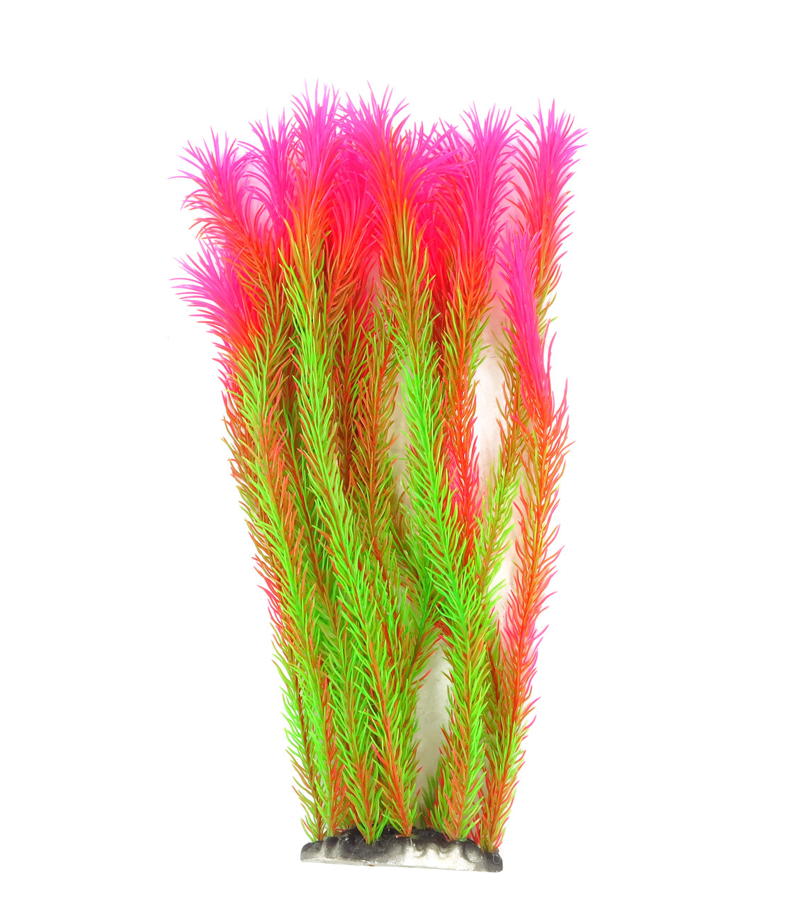 Рослина для декору акваріума 8x6x40cm рожево-зелена Foxtail