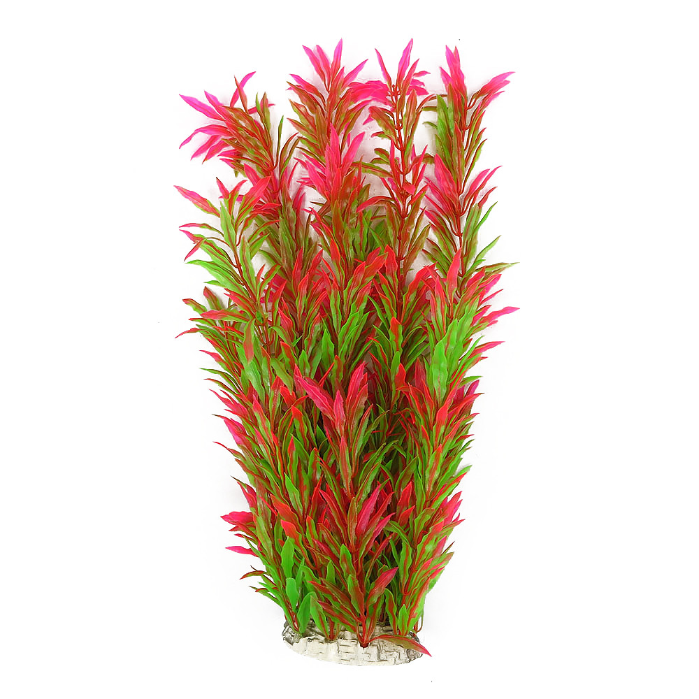 Рослина для декору акваріума 8x6x40cm червоно-зелена Hygrophila