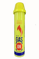Баллон с газом для заправки зажигалок, газ для зажигалок, изобутан, 90 мл "Сумы пластик"