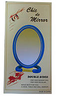 Зеркало коcметичеcкое овальное двухстороннее с увеличением, на подставке №8