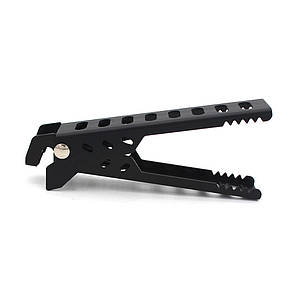 Тримач-затискач для каструль і сковорідок. Ручка для кухонного посуду. Чапельник чорний.