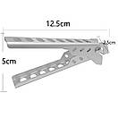 Тримач-затискач для каструль і сковорідок. Ручка для кухонного посуду. Чапельник чорний., фото 3