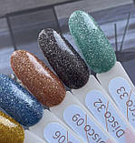 Гель лак GeliX DISCO 32 8мл чорний, фото 2