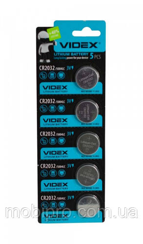 Купить Батарейка CR2032 Videx 3V по 5 шт/цена за 1 шт. Батарейки 2032 ...