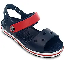 Дитячі сандалі Crocs Kids’ Crocband Sandal Navy / Red — сині з червоним, фото 3