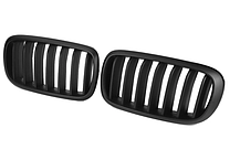 Решітка ноздрі радіатора BMW (БМВ) X5 X6 series F15 F16 (2013-2018) Матова - Посилені ребра (51712334708), фото 6