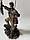 Статуетка Veronese Рибалка з уловом 29,5х10х12 см полістоун з бронзовим покриттям B030836, фото 6