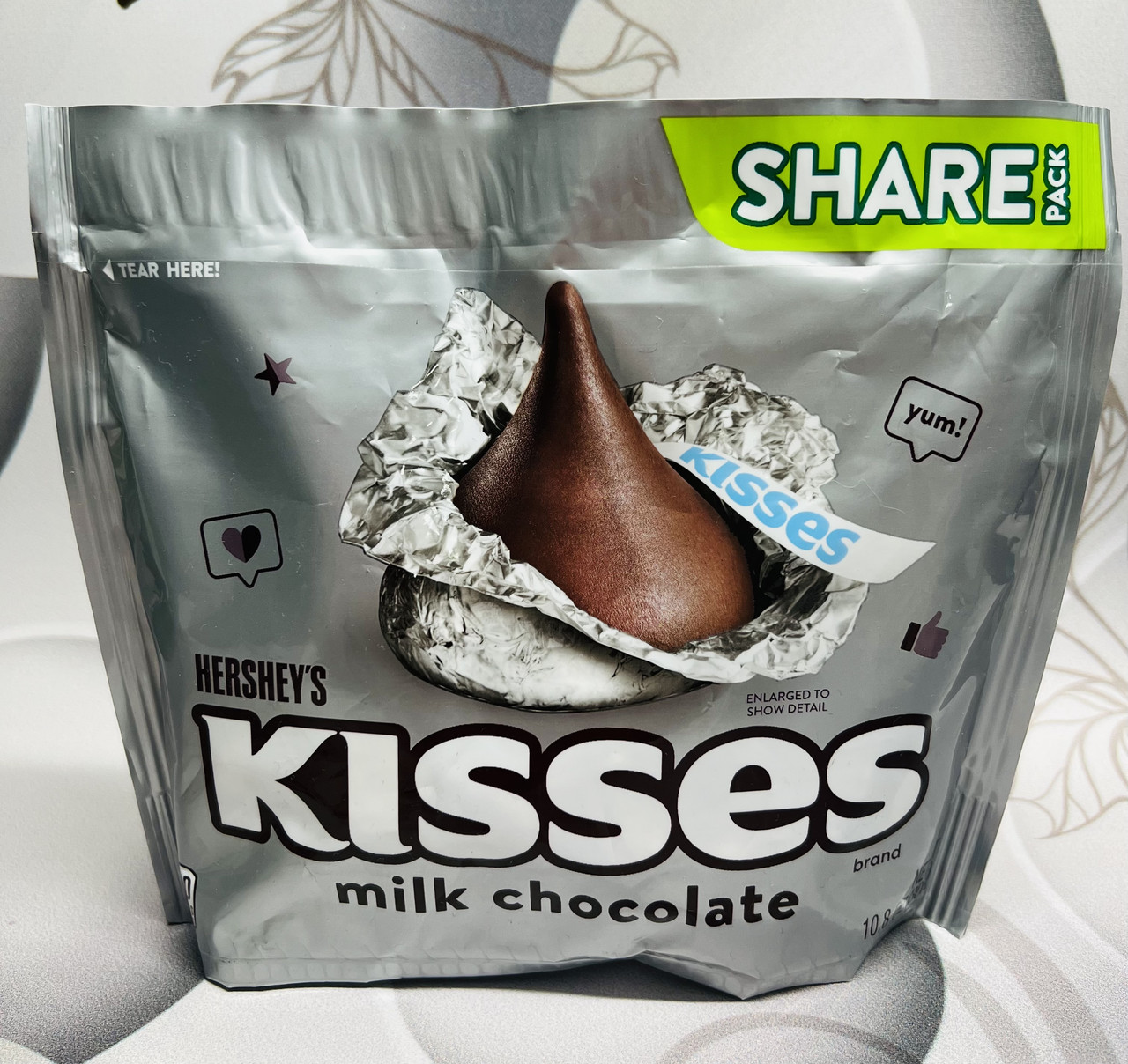 Цукерки Hershey´s Kisses молочний шоколад