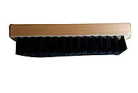 Щетка для чистки обуви деревяная (148мм) с черным ворсом (19 мм), W-11