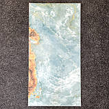 Глянсова плитка під блакитний онікс 120х60 см. Керамараніт, фото 2