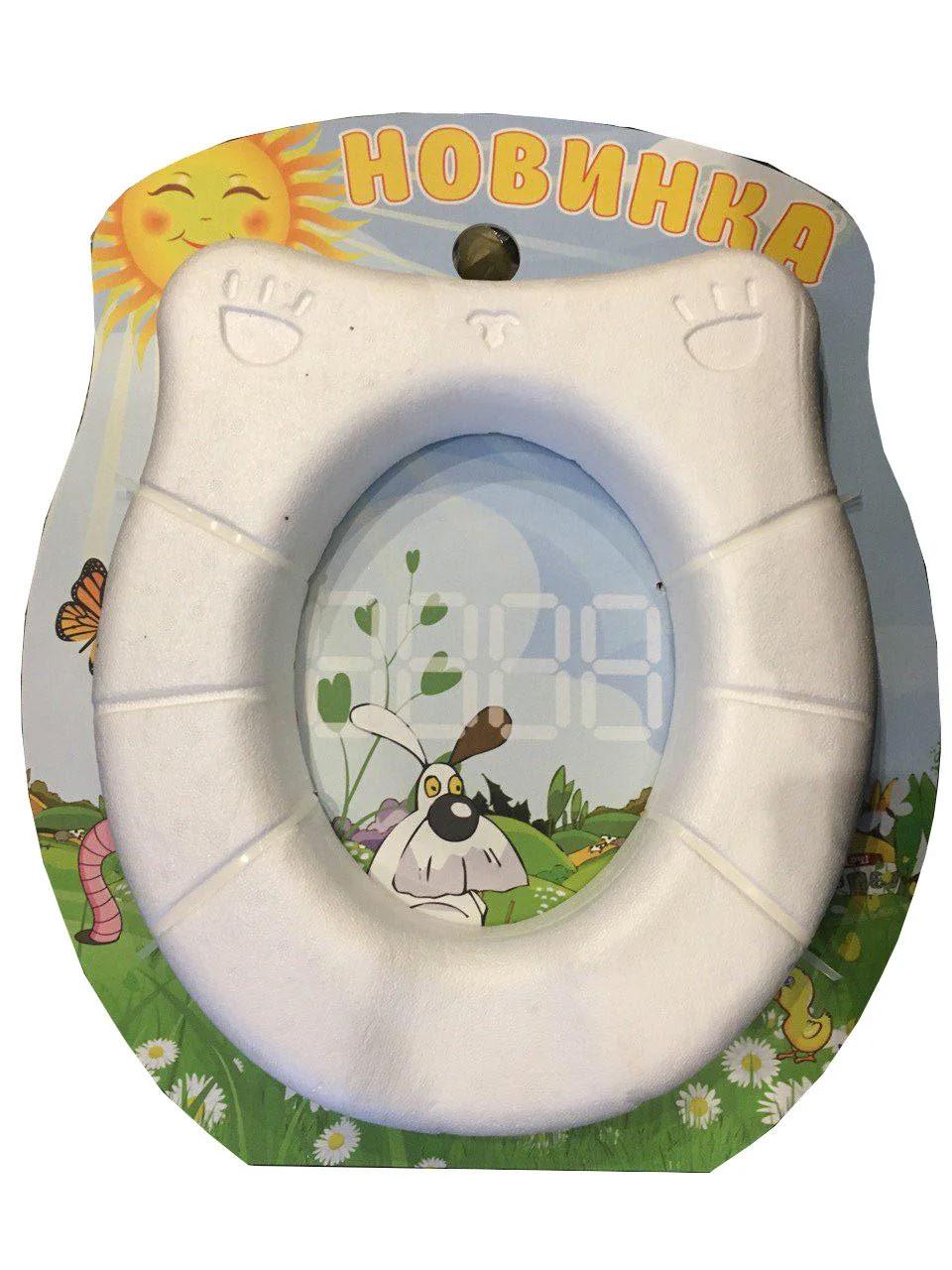 Пінопластове сидіння для унітазу потовщене, фото 1