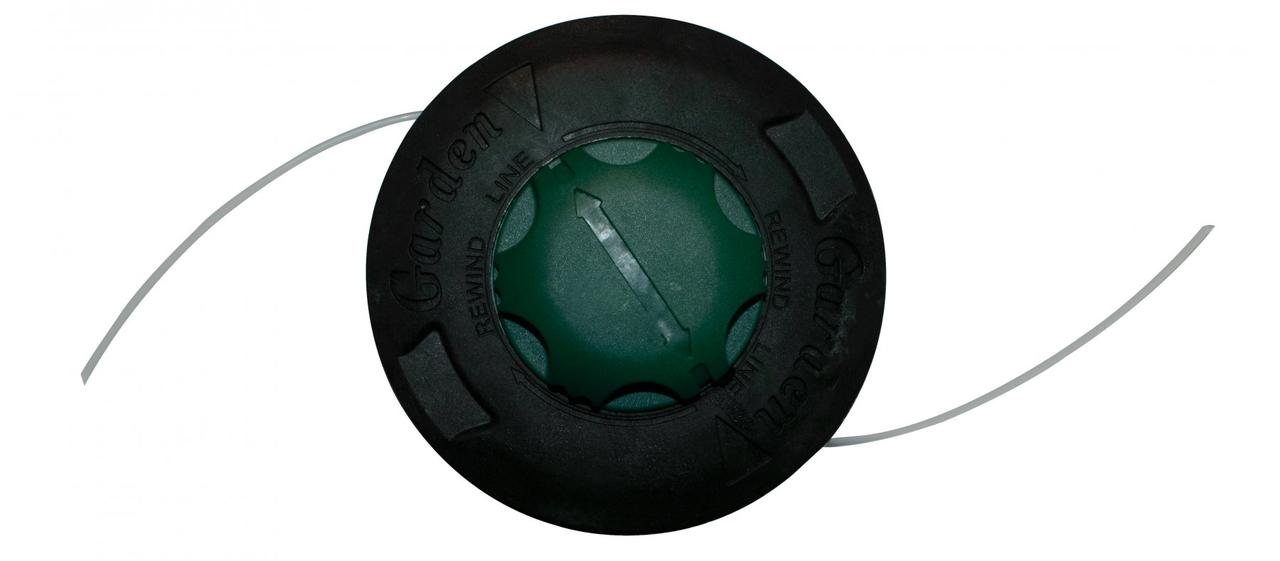 Катушка (шпуля) Garden. триммер для бензомотокосы с  автоматической намоткой с пластиковой кнопкой, фото 1