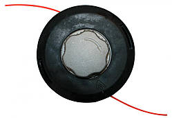 Котушка (шпуля) для мотокоси, триммер з металевою кнопкою d-125мм