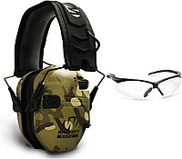 Набір Walkers Razor Electronic Muff & Glasses Combo Kit: активні навушники та окуляри для стрільби (8815101781)