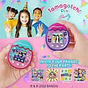 Тамагочі Пікс Вечірка Tamagotchi Pix — Party Confetti (Pink) BANDAI, фото 9